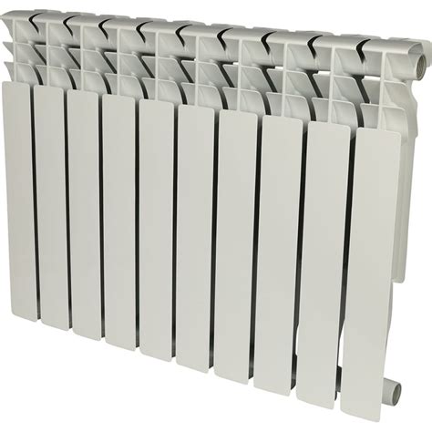 Алюминиевый радиатор ROMMER Plus 500 10 секций RAL9016 89566 - выгодная ...