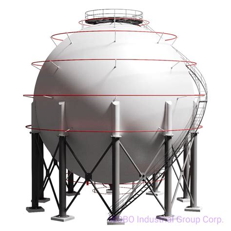 Turnkey Cbm Lng Lpg Spherical Tank With Asme Standard Lpg Sphere