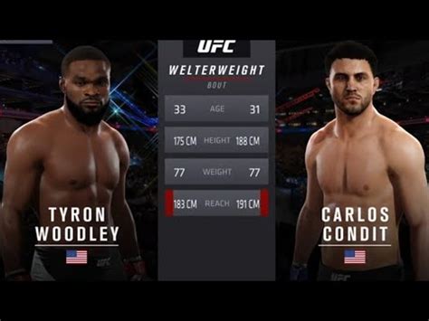 UFC Carlos Condit Vs Tyrone Woodley YouTube