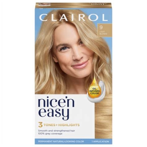 Clairol Nice N Easy Light Blonde Permanent Hair Color Ct Kroger