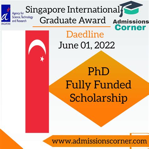 Singapore International Graduate Award SINGA 2024 Fully Funded