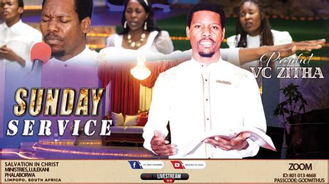 Live Sunday Service Th October With Prophet Vc Zitha Youtube