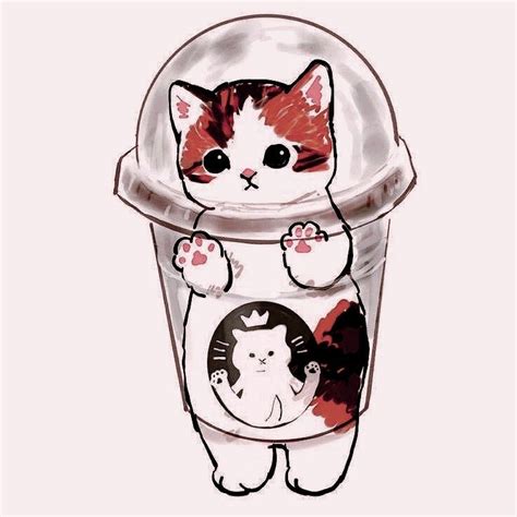 ૮₍´˶ᵔｪᵔ˶`₎ა | Иллюстрации кошек, Милые котики, Рисовать