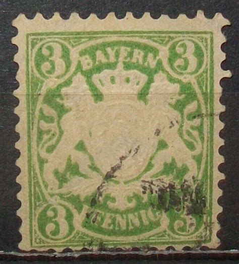 N416K STAMP DEUTSCHES REICH BAYERN CANCELED Aus EBay