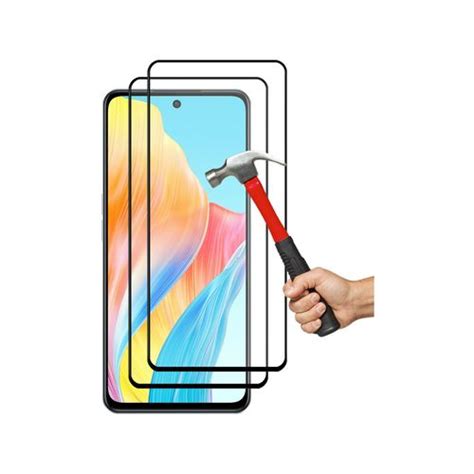 2 Pack Mezon Oppo A58 4g Full Cover Tempered Glass Screen Protectors Bunnings Australia