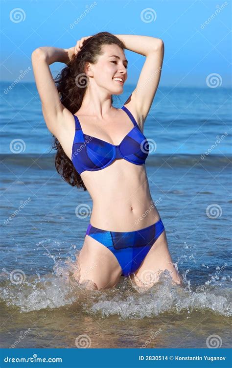 Lovely Girl In Bikini Stock Photo Image Of Refresh Heat 2830514