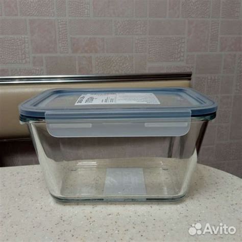 Контейнер Икеа 1,8 л с крышкой (стекло) купить в Брянске | Товары для ...