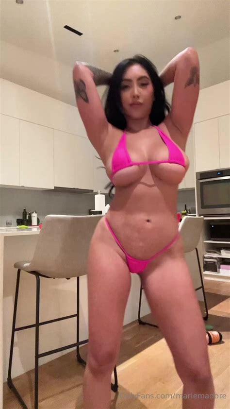 Marie Madore Nude Pink Lingerie Dancing Porn Video