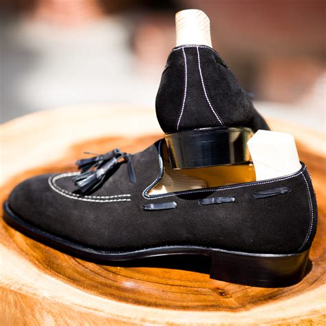 Black Suede Tassel Loafer