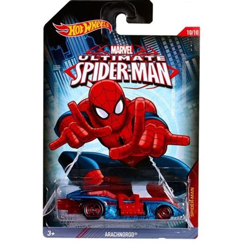 Hot Wheels Spiderman Autíčko Spider man Arachnorod 4KIDS cz