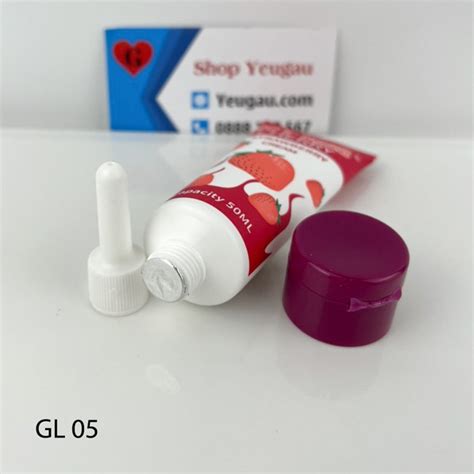 Gel bôi trơn gốc nước HOT KISS hương dâu ml an toàn