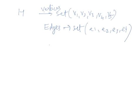 Solved Graph H Has A Vertex Set V V V V V Edge Set E