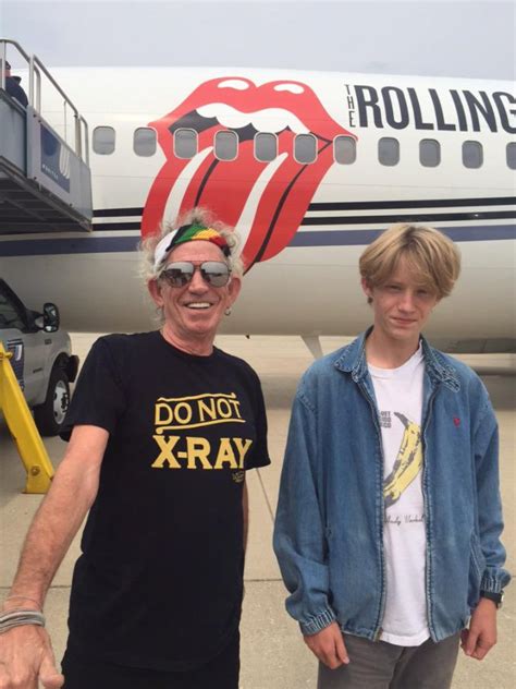 Keith Richards On Tour With His Grandson Orson 2015 Rrollingstones