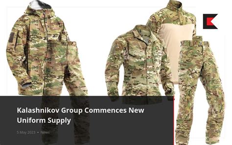 Kalashnikov Group Commences New Uniform Supply