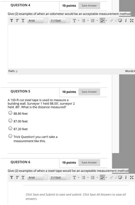 Solved Question 1 10 Points Save Answer A Sag Error Is