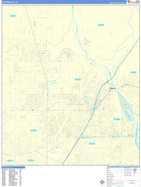 Maps of Victorville California - marketmaps.com