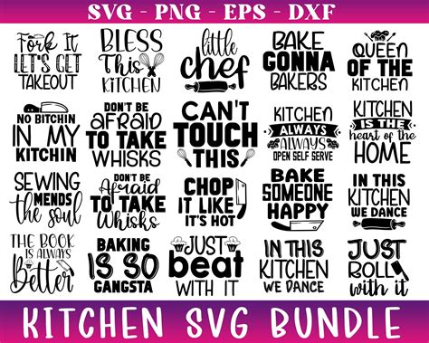 Kitchen Quotes SVG Bundle, Kitchen Svg Bundle, Potholder Svg, Kitchen ...