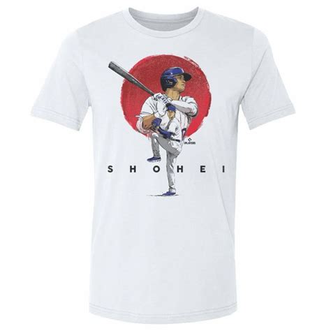 MLB 大谷翔平 ドジャース Tシャツ Los Angeles D Shohei Sun T Shirt 500Level ホワイト S