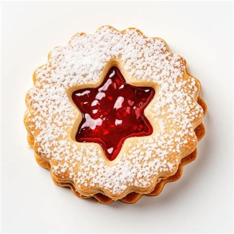 Premium Ai Image Christmas Cookies With Sweet Jam