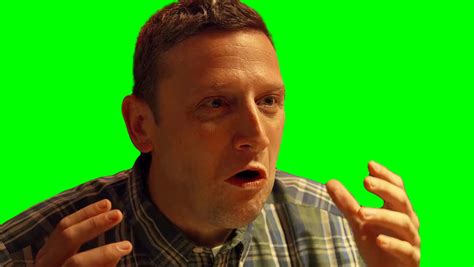 Tim Robinson saying "WHAT?!" meme (Green Screen) – CreatorSet