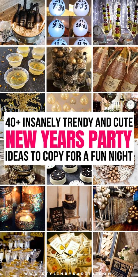 40 Insanely Trendy And Cute New Years Party Ideas To Copy For A Fun