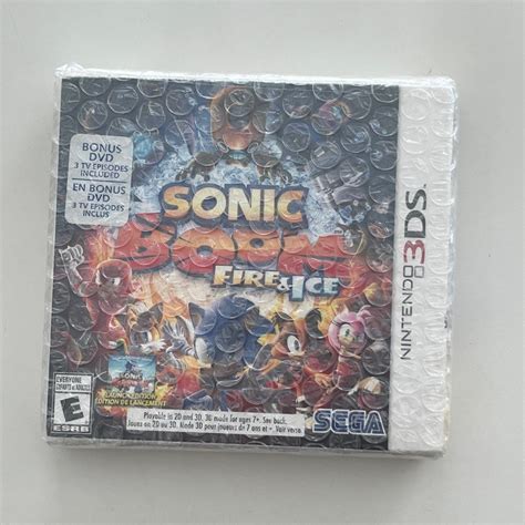 Sonic Boom Fire And Ice Nintendo Ds Video Gaming Video Games