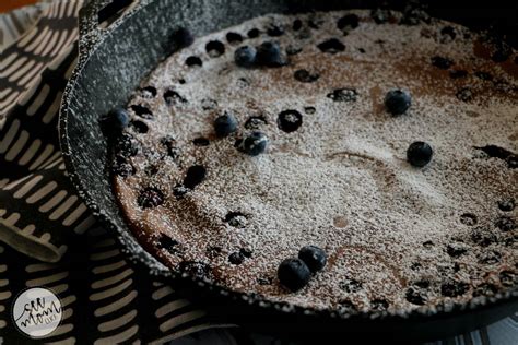 Chocolate Blueberry Skillet Pancake See Mom Click