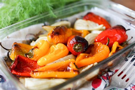 Roasted Fennel And Peppers Hilah Cooking