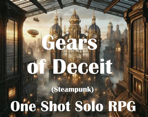 Gears Of Deceit Free One Shot Solo Rpg Scenario By Rcdavey