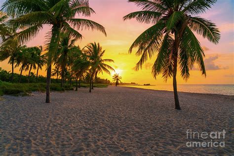 Key West Florida Smathers Beach Sunrise Photo Photograph By Paul Velgos