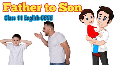 Father To Son Class English Hornbill Tamil Animated Explanation