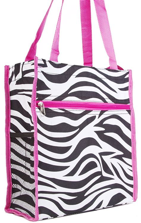 Zebra Print Tote Bag Pink Artofit