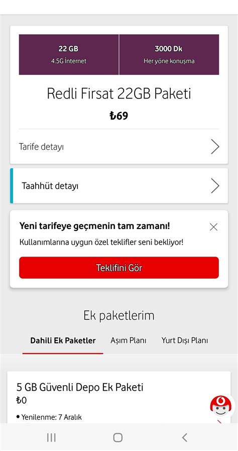 Vodafone Gizli Tarifeler Hediyeler Yard M Donan Mhaber