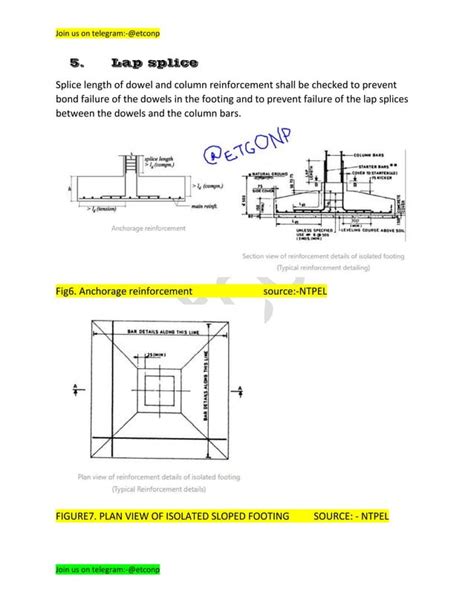 reinforcement detailing for isolated footing | PDF | Free Download