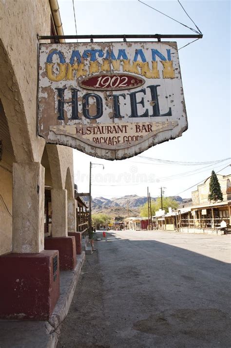 Oatman Ghost Town Along Route 66 Editorial Photo Image Of America