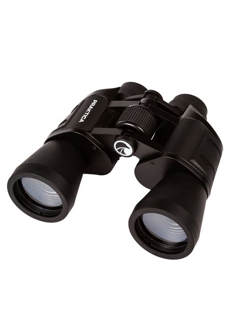 Туристический бинокль Praktica Falcon 10x50 для охоты и рыбалки черный