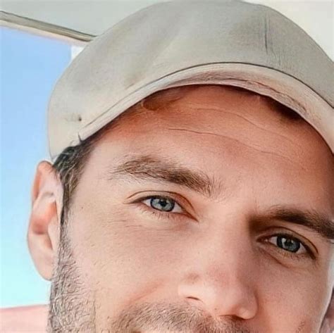 Henry Cavill Fellow Fans On Instagram Blue Shirt Flat Cap And Chest