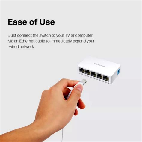 MS105 Mercusys 5-Port 10/100Mbps Desktop Switch - Dropshipper ...