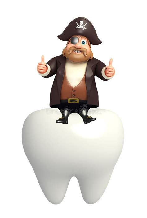 Illustration Of Pirate With Teeth Stock Illustration Illustration Of