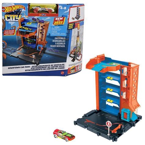 Jual HotWheels City Downtown Car Park Track Hot Wheels ORIGINAL Mattel