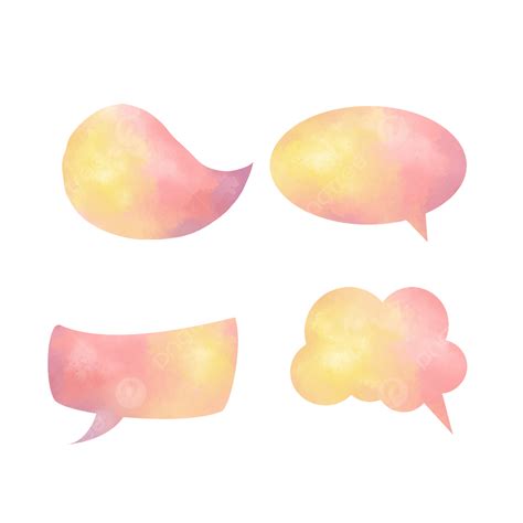 Bubble Dialog Png Image Gradient Watercolor Bubble Dialog Gradient