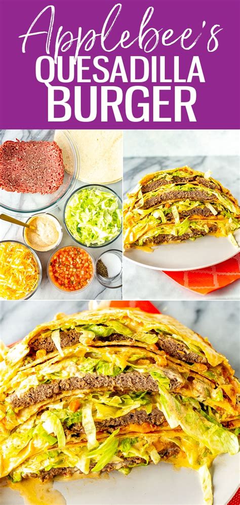 Applebee's Quesadilla Burger Copycat - The Girl on Bloor