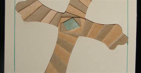 Bav Cards Iris Folding Cross