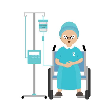 Elderly Chemotherapy Patient Illustrations, Royalty-Free Vector ...