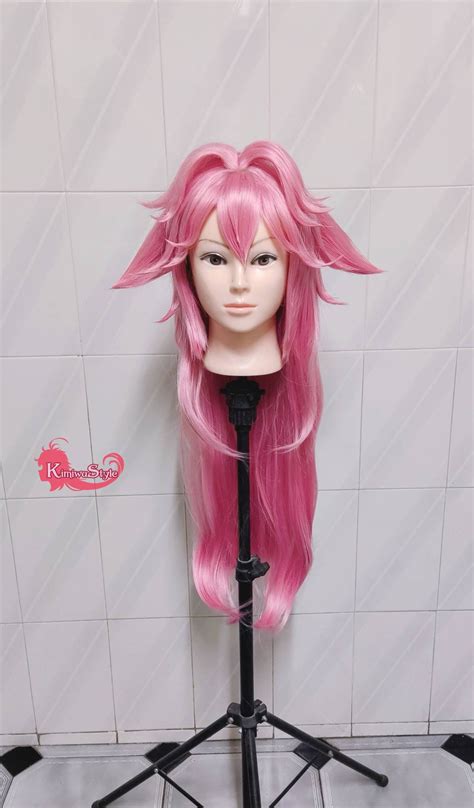 yae miko wig  order  cosplay genshin impact peluca etsy australia