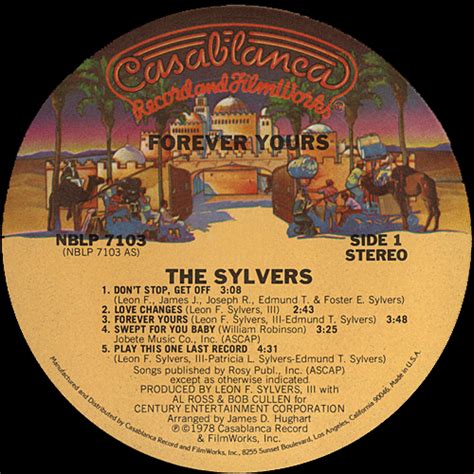 The Sylvers – Forever Yours | Vinyl Album Covers.com