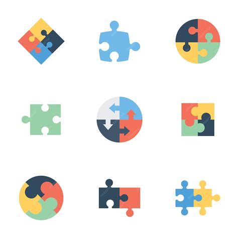 puzzle flat icon