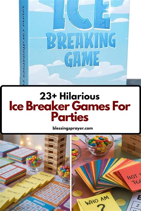 23 Hilarious Ice Breaker Games For Parties † ️️ Daily Blessings Prayer ️