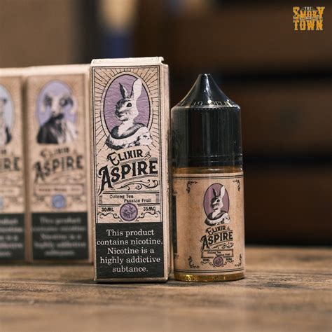 Aspire Elixir Oolong Tea Passion Fruit Salt Nic The Smoky Town