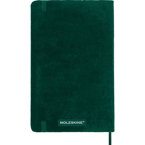 Cuaderno Large Hojas Rayadas Edición Limitada Velvet Moleskine Verde